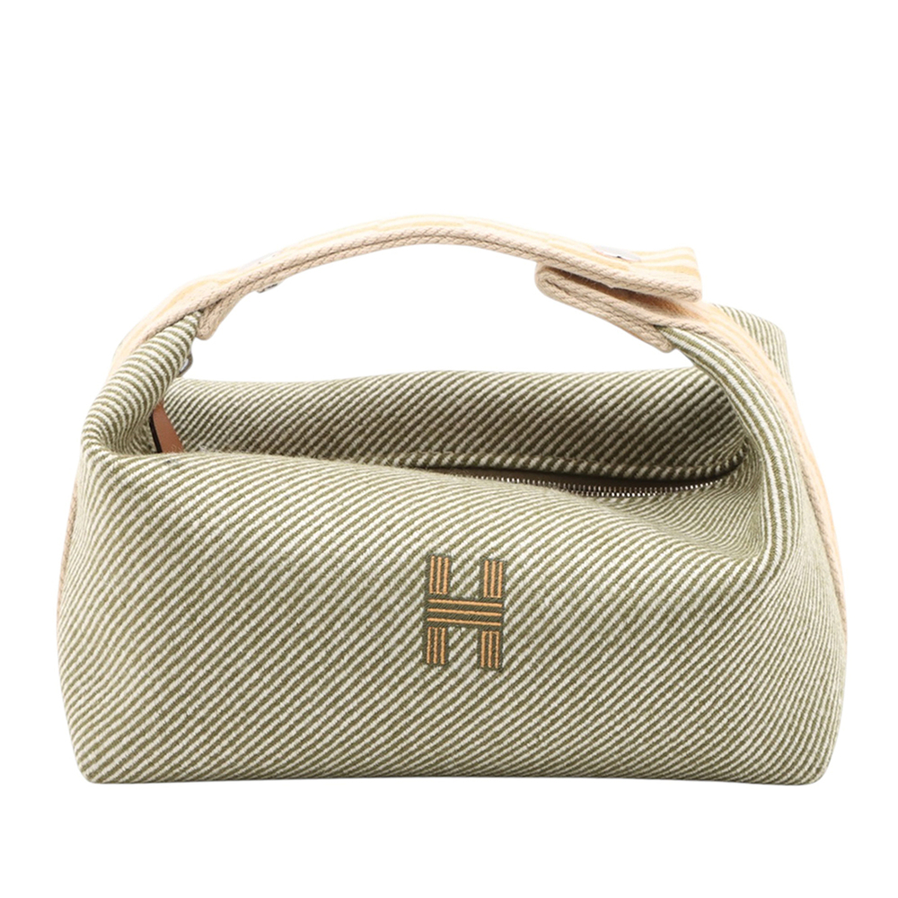 Pre-Loved Hermes Small Wool Bride A Brac H Natte Case - Picture 1 of 10